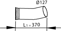DINEX 82144 exhaust pipe