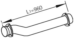 DINEX 82164 exhaust pipe
