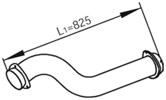 DINEX 82165 exhaust pipe