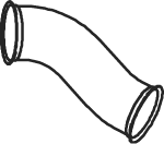DINEX 82211 exhaust pipe
