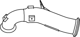 DINEX 82228 exhaust pipe