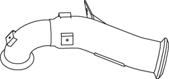 DINEX 82232 exhaust pipe