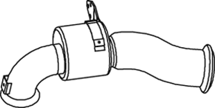 DINEX 82234 exhaust pipe
