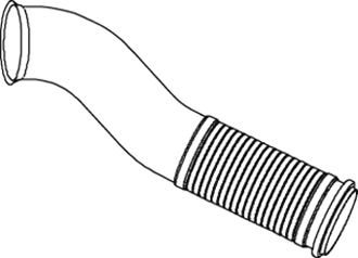 DINEX 82235 exhaust pipe