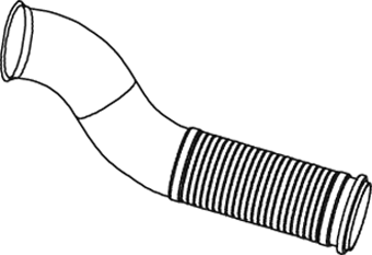 DINEX 82238 exhaust pipe