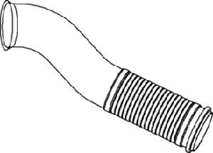 DINEX 82251 exhaust pipe
