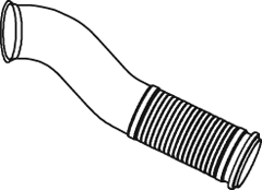 DINEX 82255 exhaust pipe
