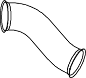 DINEX 82256 exhaust pipe