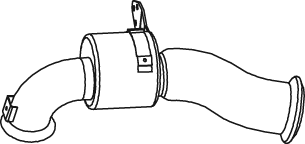 DINEX 82258 exhaust pipe