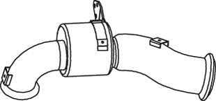 DINEX 82259 exhaust pipe