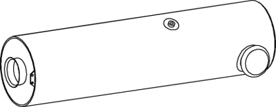 Central/posterior silencer DINEX 82422