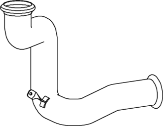 DINEX 82502 exhaust pipe