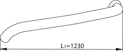 DINEX 82602 exhaust pipe