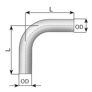 Exhaust tube, universal DINEX 91065