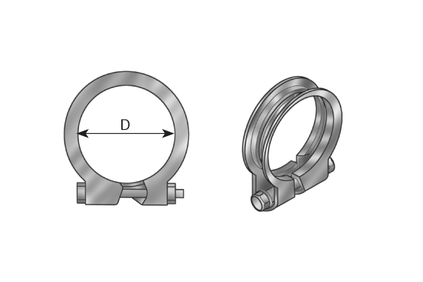 Fixing part, DINEX 99147 exhaust system