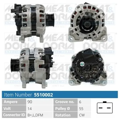 Alternator Renault SANDERO/STEPWAY I · Renault DUSTER · Renault LOGAN/STEPWAY II