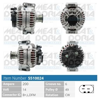 Alternator Mercedes-Benz VIANO · Mercedes-Benz VITO Bus · Mercedes-Benz VITO / MIXTO Van
