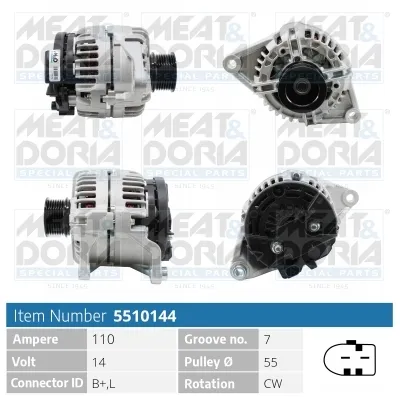 Alternator Fiat DUCATO Bus · Fiat DUCATO Van · Fiat DUCATO Platform/Chassis