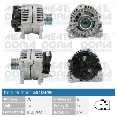 Alternator Audi A3 · Seat CORDOBA · Seat IBIZA II