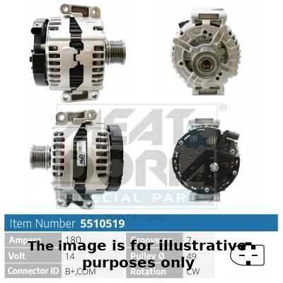 Alternator Mercedes-Benz E-CLASS · Mercedes-Benz E-CLASS T-Model · Mercedes-Benz CLS