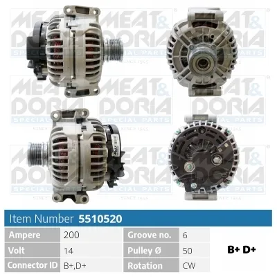 Alternator Mercedes-Benz SPRINTER 3-t Bus · Mercedes-Benz SPRINTER 3-t Platform/Chassis · Mercedes-Benz SPRINTER 3-t Van