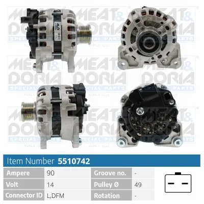 Alternator Renault MEGANE III Hatchback · Renault MEGANE III Coupe · Renault MEGANE III Grandtour