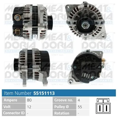 Alternator Kia SHUMA Saloon · Kia SHUMA I · Kia RIO I Hatchback