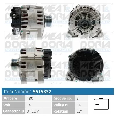 Alternator Citroën C4 PICASSO I MPV · Citroën JUMPY II · Citroën JUMPY II Van