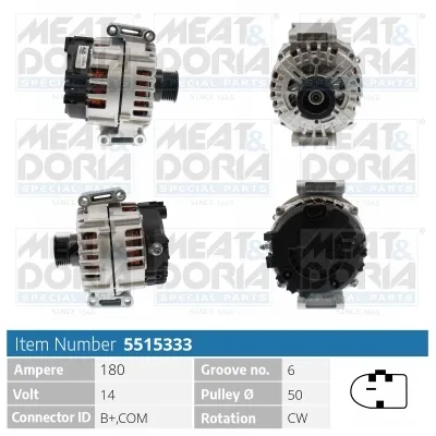 Alternator Mercedes-Benz VIANO · Mercedes-Benz SPRINTER 3-t Bus · Mercedes-Benz SPRINTER 3-t Van
