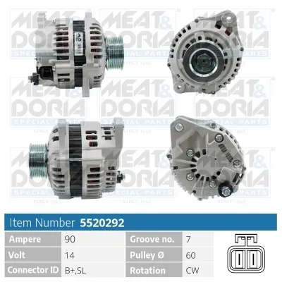 Alternator Isuzu D-MAX I