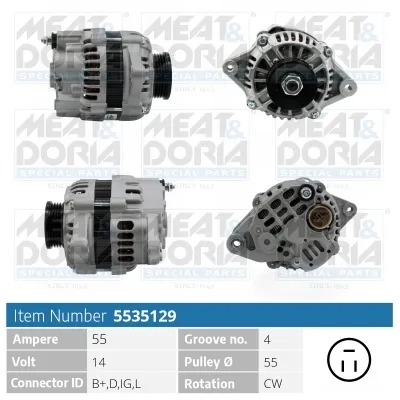 Alternator Subaru JUSTY II · Subaru JUSTY III · Suzuki SWIFT II Hatchback
