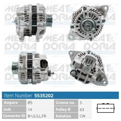 Alternator Mitsubishi COLT VI · Mitsubishi COLT CZC VI Convertible · Mitsubishi LANCER VIII