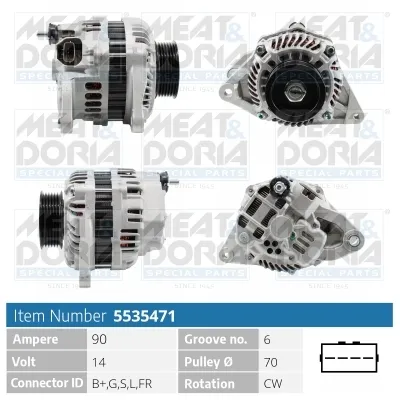 Alternator Mitsubishi L200 / TRITON