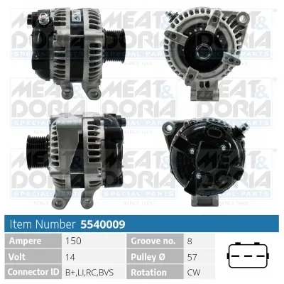 Alternator Land Rover DISCOVERY III · Land Rover RANGE ROVER SPORT I