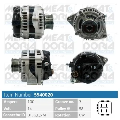 Alternator Toyota HIACE IV Bus · Toyota HIACE IV Van · Toyota LAND CRUISER PRADO