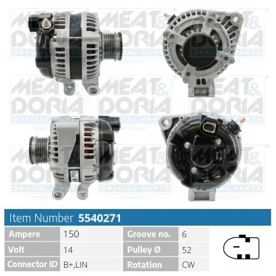 Alternator Land Rover RANGE ROVER SPORT I · Land Rover DISCOVERY IV