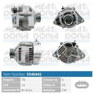 Alternator Toyota COROLLA Compact · Toyota COROLLA Liftback · Toyota COROLLA Estate