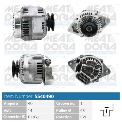 Alternator Piaggio QUARGO Platform/Chassis