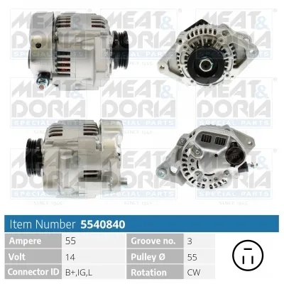 Alternator Subaru JUSTY II · Suzuki SWIFT II Hatchback · Suzuki SWIFT II Saloon