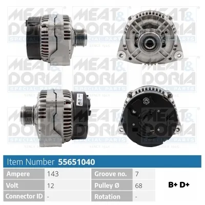 Alternator Mercedes-Benz VITO Bus · Mercedes-Benz VITO Van · Mercedes-Benz V-CLASS