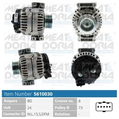 MEAT & DORIA alternator 5610030