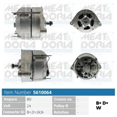 MEAT & DORIA alternator 5610064