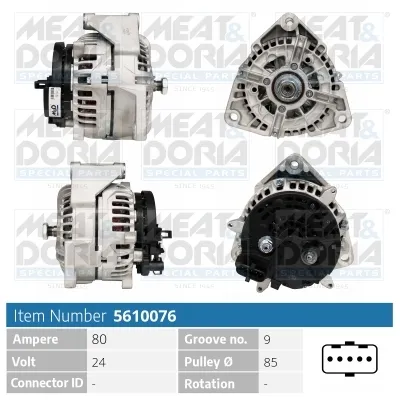 MEAT & DORIA alternator 5610076