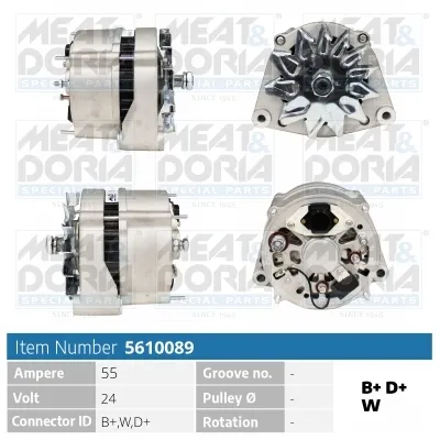MEAT & DORIA alternator 5610089