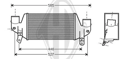 Charge Air Cooler Ford FIESTA IV · Ford FIESTA Box Body/MPV · Ford FOCUS I