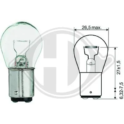 Lamp, flashing lights/position DIEDERICHS LID10053