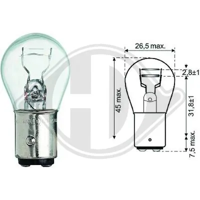 Lamp, flashing lights/position DIEDERICHS LID10056