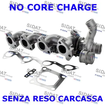 Turbocharger, overfeed AIDST 49.186R
