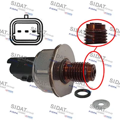 Sensor, fuel pressure Citroën BERLINGO / BERLINGO FIRST Box Body/MPV · Citroën BERLINGO / BERLINGO FIRST MPV · Citroën XSARA