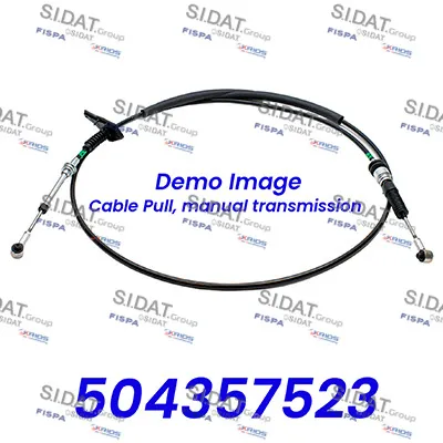 Drive cable, SIDAT manual gearbox BH020036